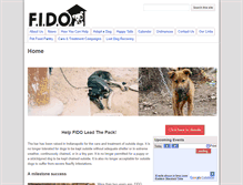 Tablet Screenshot of fidoindy.org